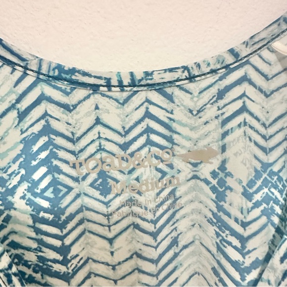 Toad&Co Blue and White Mini Dress - Picture 4 of 7